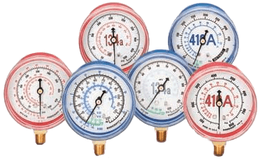 Ashcroft Commercial Refrigeration Pressure Gauge, 1007P/1001T XOR